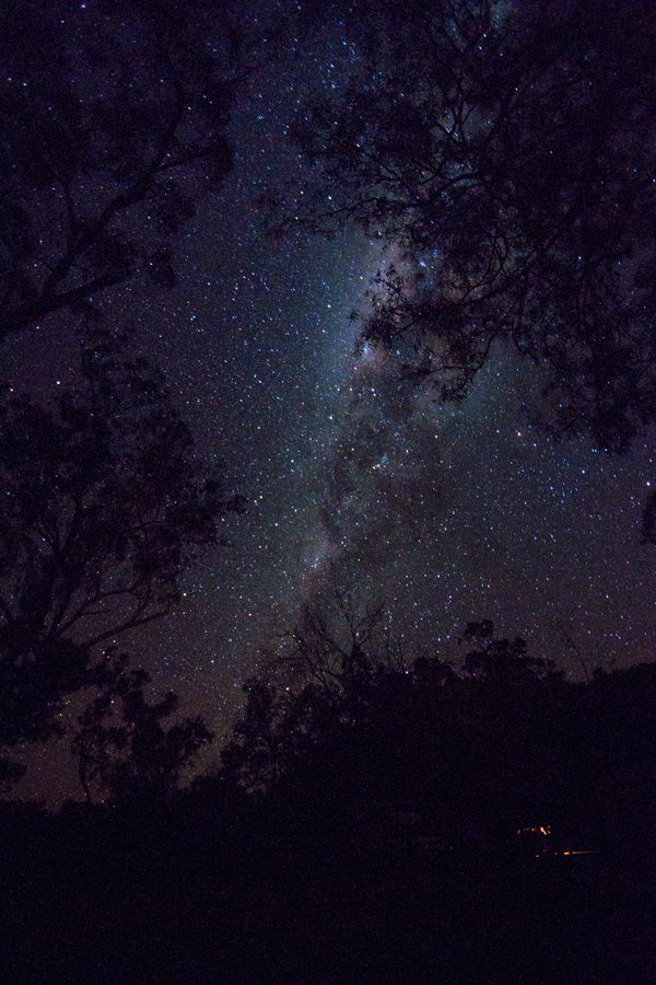 Milky Way in the Australian Outback