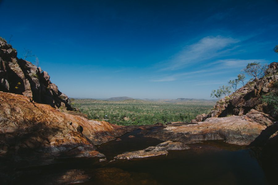 The view from Gunlom Falls, Northern Territory