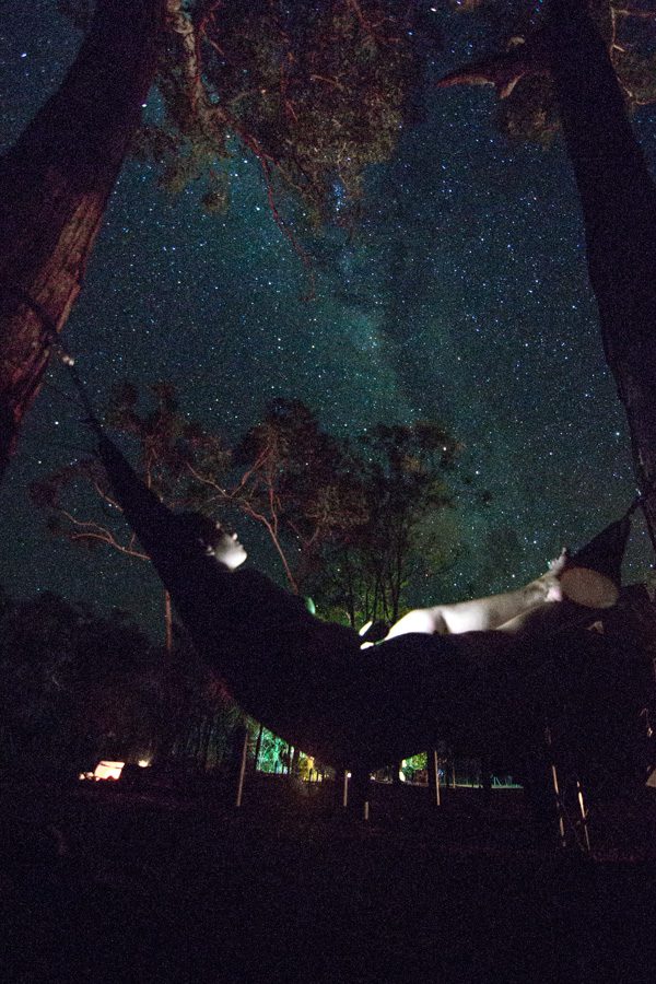 watching the stars from my hammock - a wonderful experience